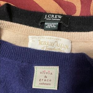 Cashmere Sweater lot of three